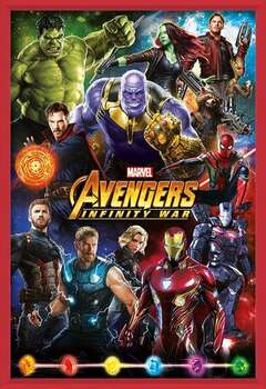 Framed Poster Avengers: Infinity War – Characters
