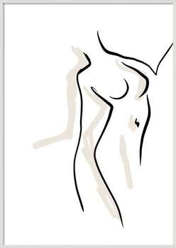 Poster Standing girl