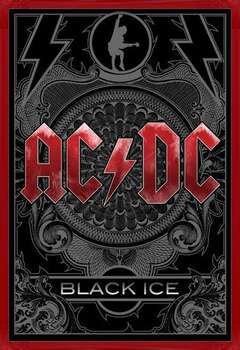 Framed Poster AC/DC - black ice